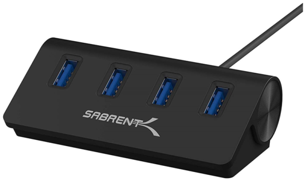 SABRENT 4-Port Aluminum USB 3.0 Hub
