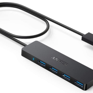 Anker - 4-Port Ultra-Slim USB 3.0 Data Hub