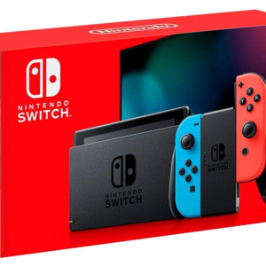 Nintendo Switch with Neon Blue and Neon Red Joy Con - HAC-001(-01)