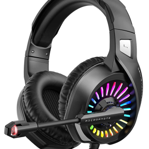 ZIUMIER Gaming headset with microphone, compatible with PS4 PS5 Xbox One PC